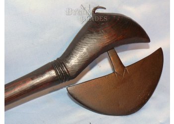 19th Century Half Moon Bladed Zulu Axe
