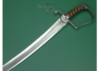 British 1796 Light Cavalry Sabre. Rare Spear Point. Circa 1796-1805. #2606001 #8