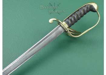 British 1821 Pipe Back Light Cavalry Sabre. Brass Hilt Variant #6