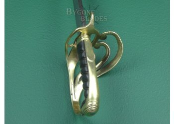 British 1821 Pipe Back Light Cavalry Sabre. Brass Hilt Variant #10
