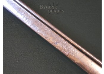 British 1822 Pattern Victorian Field Officers Pipe-Back Levee Sword #11