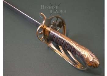 British 1822 Pattern Victorian Field Officers Pipe-Back Levee Sword #10