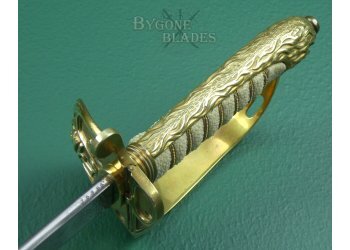 British 1827 Pattern EIIR Royal Navy Officers Sword. Wilkinson 1955 #11