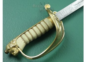 British 1827 Pattern EIIR Royal Navy Officers Sword. Wilkinson 1955 #9