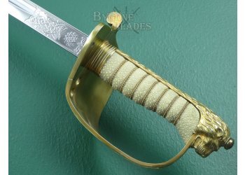 British 1827 Pattern EIIR Royal Navy Officers Sword. Wilkinson 1955 #10