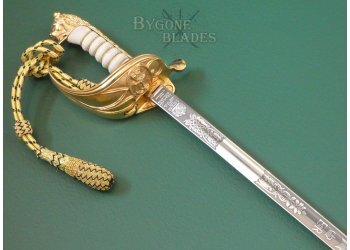 British 1827 Pattern Parade Ready Royal Navy Officers Sword. Wilkinson 1974 #7