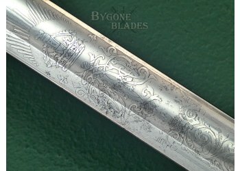 British 1827 Victorian Rifle Officers Sword. Queens Edinburgh Rifles. #2603007 #15