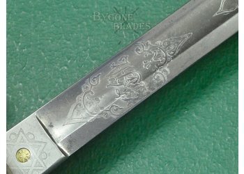 British 1827 Victorian Rifle Officers Sword. Queens Edinburgh Rifles. #2603007 #16