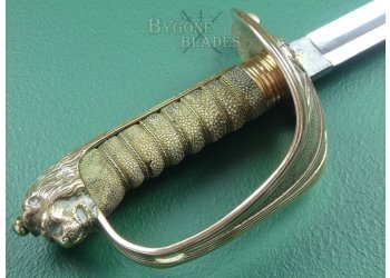 British 1827/46 Pattern Named Victorian Royal Navy Officers Sword #9