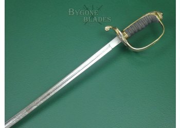 British 1845 Pattern Infantry Officers Piquet Weight Sword. #2404007 #8