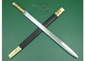 British 1856 Pattern Saw Toothed Pioneer Sword. Modified Hilt. #2505003 #1