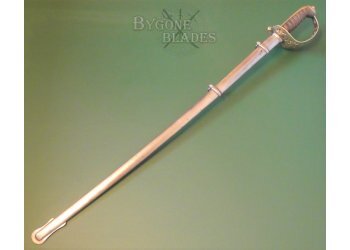 British 1857 Pattern Monogrammed Victorian Engineer Officers Sword. #4