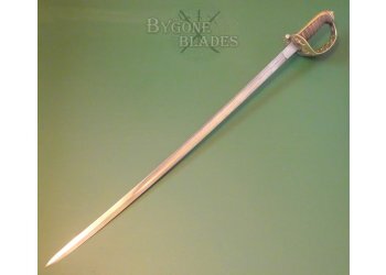 British 1857 Pattern Monogrammed Victorian Engineer Officers Sword. #6