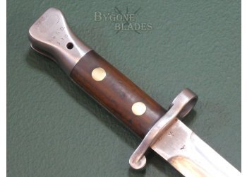 British 1888 Mk II Lee Metford Bayonet. The Sherwood Foresters. Matching Scabbard #7