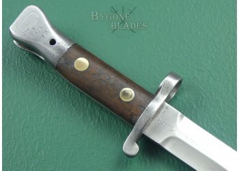 British 1888 Mk II Lee Metford Rifle Bayonet. Unit Marked #7