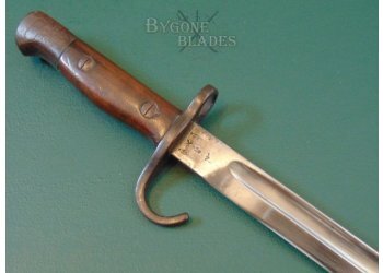 British 1907 Mk I Pattern Hooked Quillon Bayonet. The Border Regiment #7