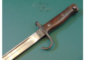 British 1907 Mk I Pattern Hooked Quillon Bayonet. The Border Regiment #8
