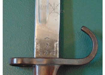 British 1907 Mk I Pattern Hooked Quillon Bayonet. The Border Regiment #9