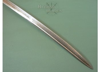 British P1845 Quill Point Transition Blade Sergeants Sword  #15