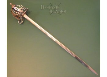 British. Scottish Highland Infantry Officers Basket Hilt Broadsword. Edward VII #5