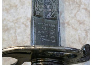 British WW1 Named Officer&#039;s Sword by Pillin. 3rd East Lancashire Brigade Royal Field Artillery #7