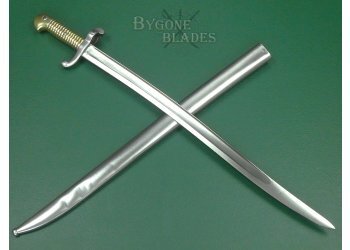 French 1842 Yataghan Sword Bayonet. Chatellerault 1862. #2603013 #2