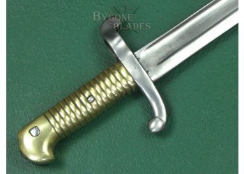 French 1842 Yataghan Sword Bayonet. Chatellerault 1862. #2603013 #7