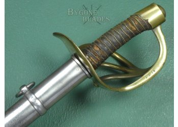 French AN XI Waterloo Period Napoleonic Cuirassiers Sword. Matching Numbered Scabbard. #2312001 #5