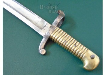 French Crimean War Model 1842 Yataghan Sword Bayonet. Dated 1851 #8
