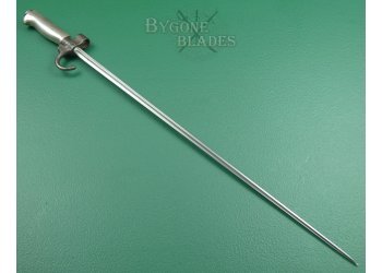 French M1886 First Pattern Lebel Bayonet. Matching Scabbard #5