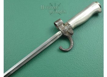 French M1886 First Pattern Lebel Bayonet. Matching Scabbard #8