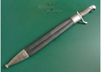 German S98/05aA First Pattern Bayonet. Erfurt 1908. Unit Marked #4