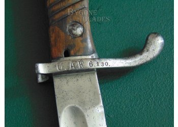 German S98/05aA First Pattern Bayonet. Erfurt 1908. Unit Marked #9