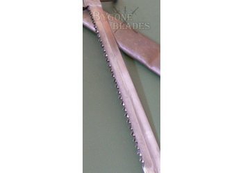 German WW1 s98 05 Saw Back Butchers Blade Bayonet