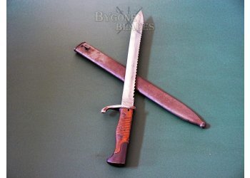 German WW1 S98/05 Sawback Butcher&#039;s Blade Bayonet #7