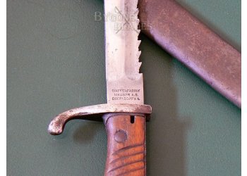 German WW1 S98/05 Sawback Butcher&#039;s Blade Bayonet #9