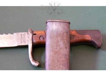 German WW1 S98/05 Sawback Butcher&#039;s Blade Bayonet #10