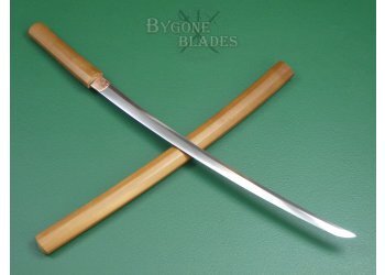 Japanese Shinto Long Wakizashi