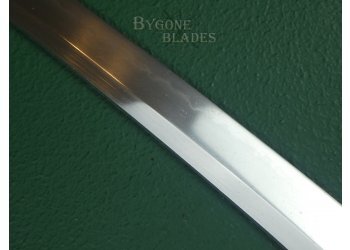 Japanese Samurai Sword. Early Shinto Period Long Wakizashi. Gunome Midare Hamon. #2201005 #11