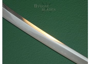 Japanese Samurai Sword. Early Shinto Period Long Wakizashi. Gunome Midare Hamon. #2201005 #10