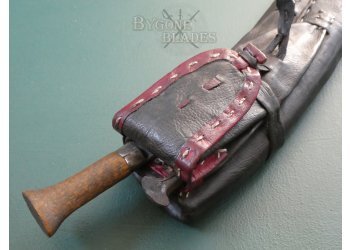 Nepalese Kukri. Early 20th Century Complete With Fire Lighting Pouch #6