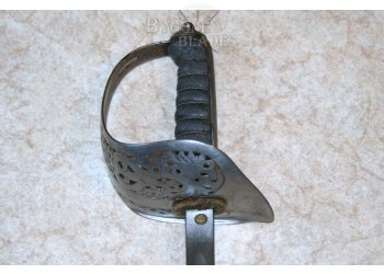 British Victorian P1897 Infantry Officers Levee Sword #6