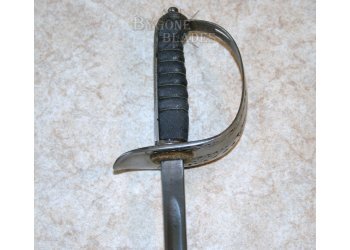 British Victorian P1897 Infantry Officers Levee Sword #8