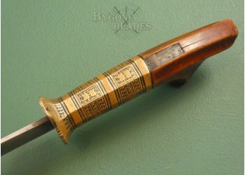 Philippines Bagobo Kampilan Short Sword. Mindanao Tribal Sword #11