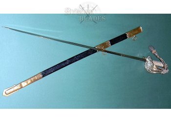 British Royal Navy George V WW1 Officer&#039;s Sword #4