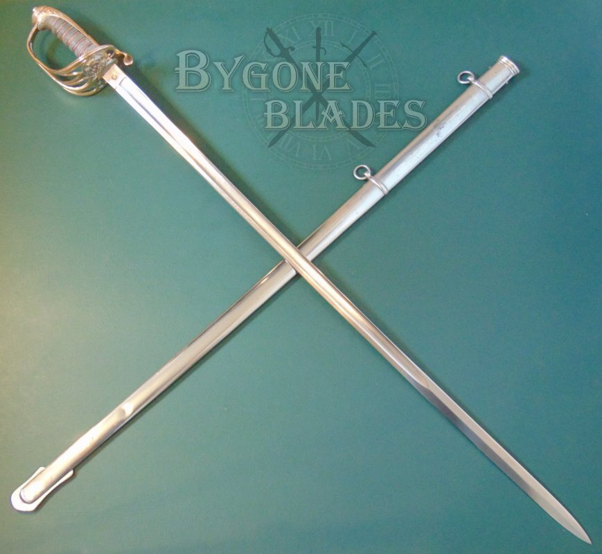 British 1845/54 Pattern Infantry Officers Gothic Hilt Sword | Bygone Blades