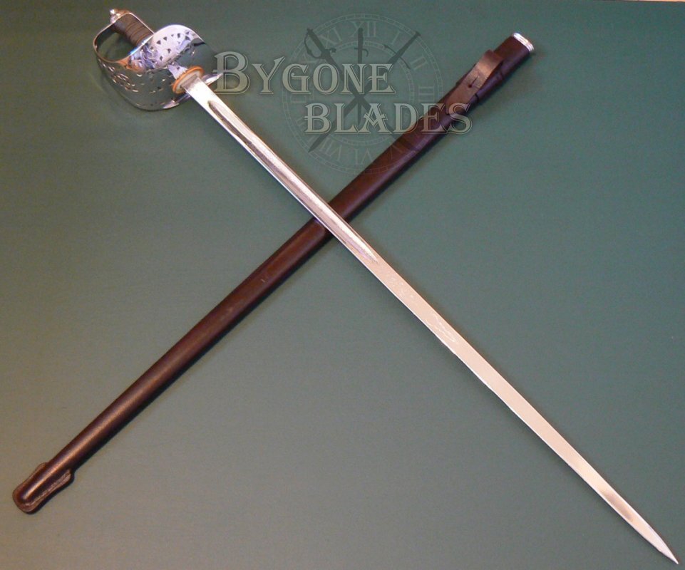 British Army Officer's Refurbished Sword P1897. George V