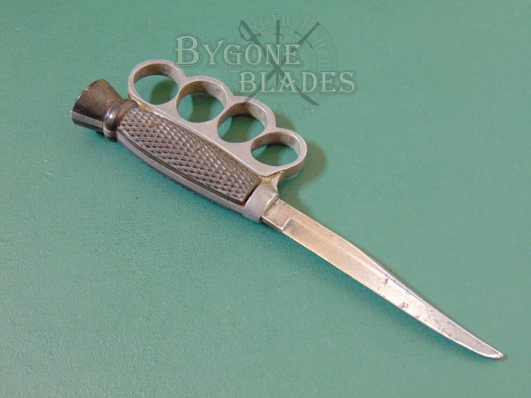 U.S. 1918 Brass Knuckle Trench Knife-2F2-SI17858