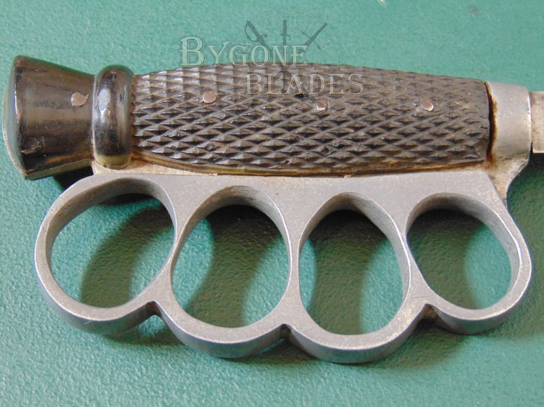 U.S. 1918 Brass Knuckle Trench Knife-2F2-SI17858