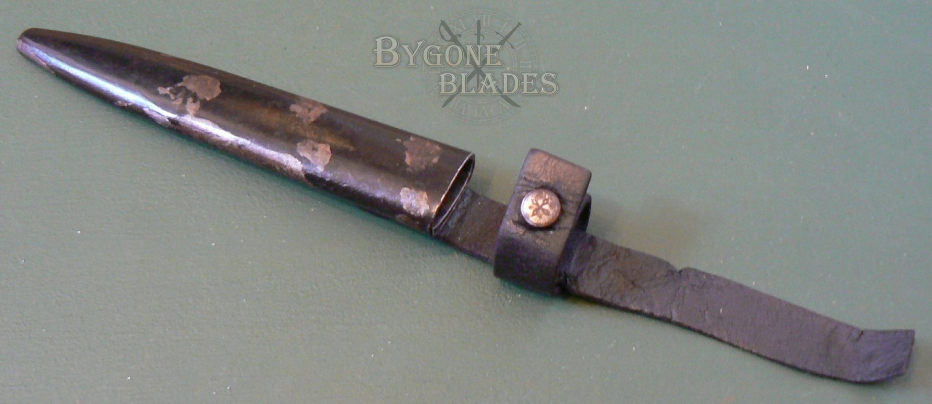 German WW1 DEMAG Crank Handle Knife Bygone Blades